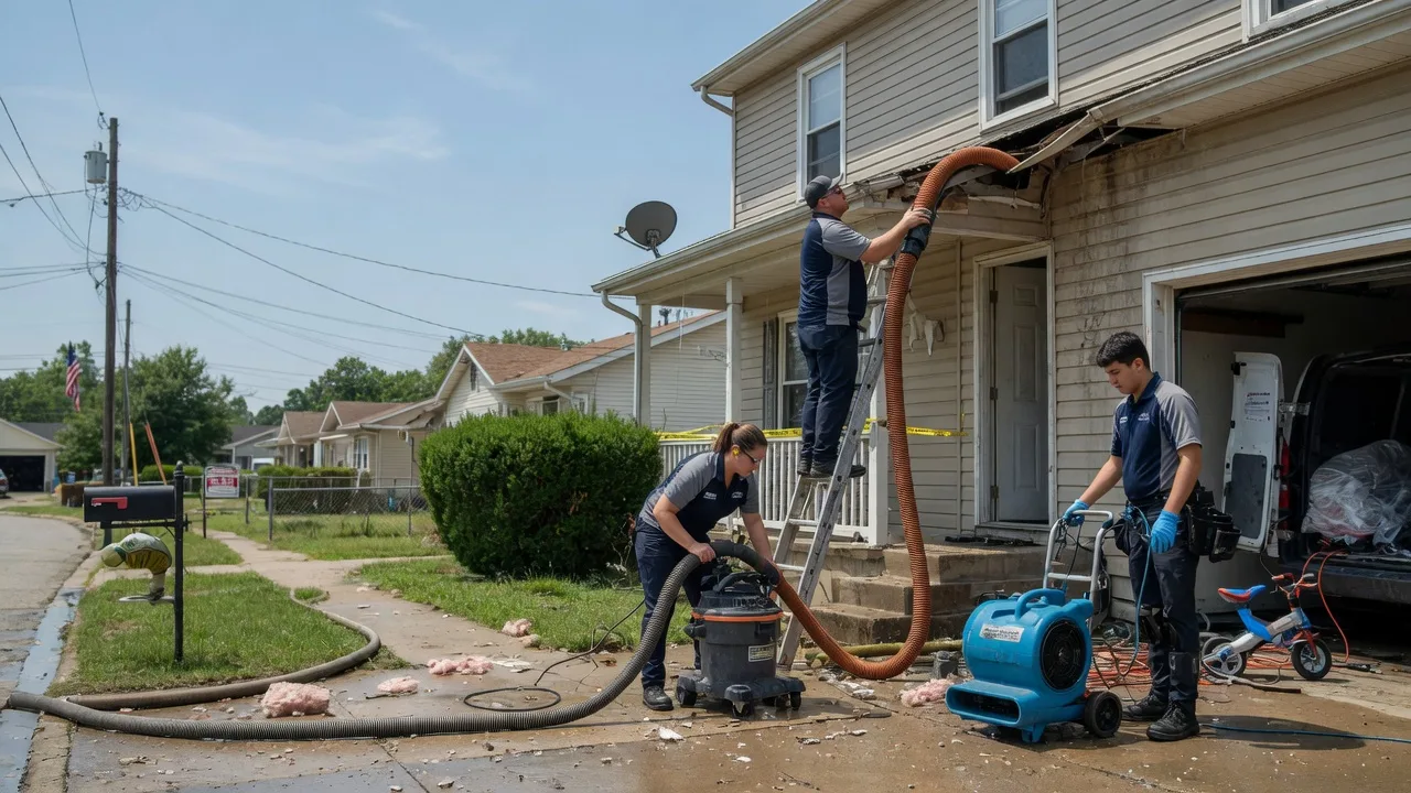 Water Damage Restoration in Normal, IL near me